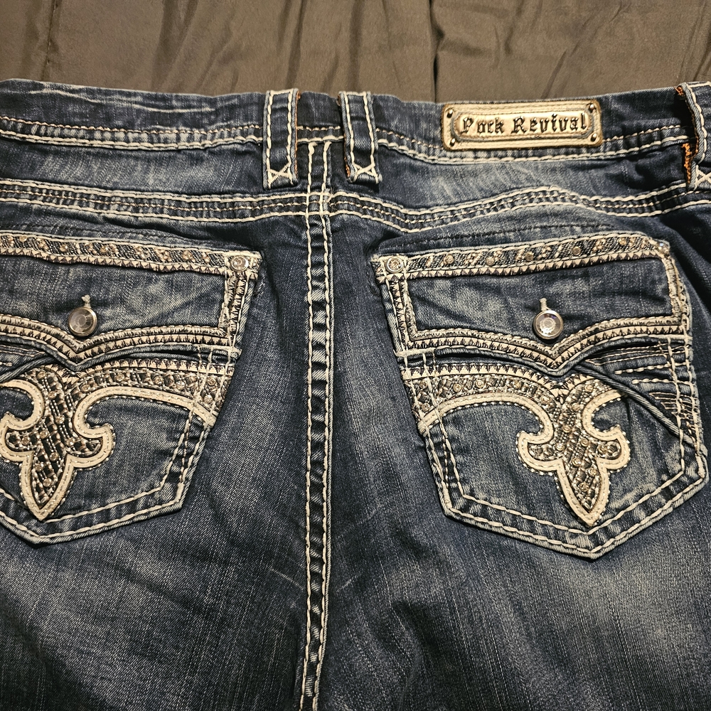 Rock Revival Blue Denim Jeans